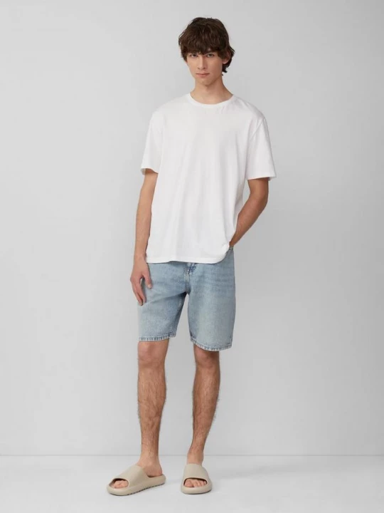 Foto van product Denim short / loose fit / mid rise QS blauw