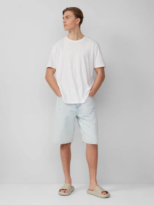 Foto van product Denim short / loose fit / mid rise QS blauw