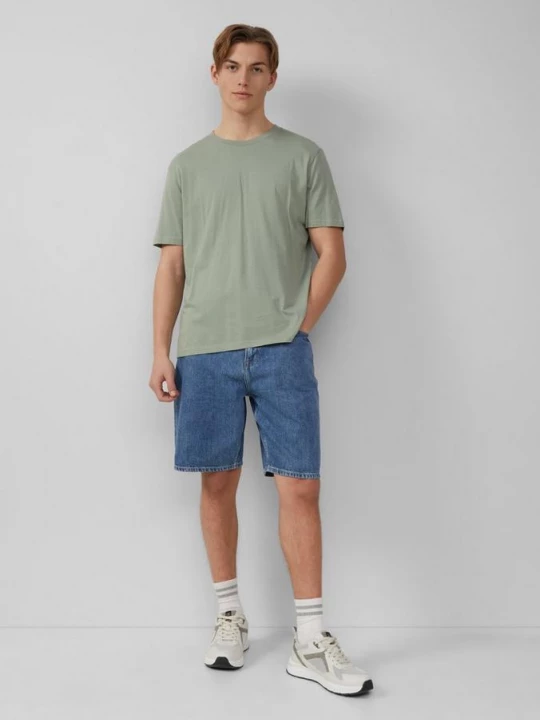 Foto van product Denim short / loose fit / mid rise / wide leg QS blauw