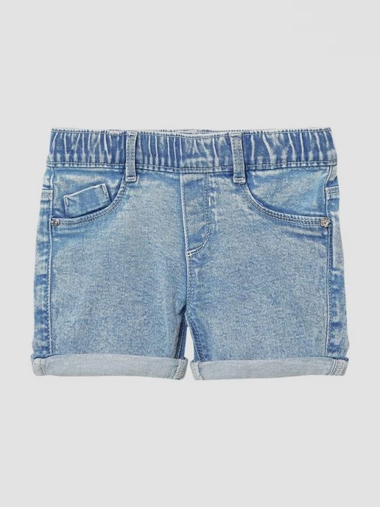 Foto van product Denim short / mid rise / elastische band s.Oliver blauw