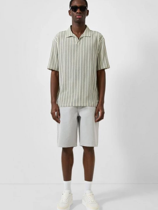 Foto van product Denim shorts / Los model / Halfhoog model QS grijs