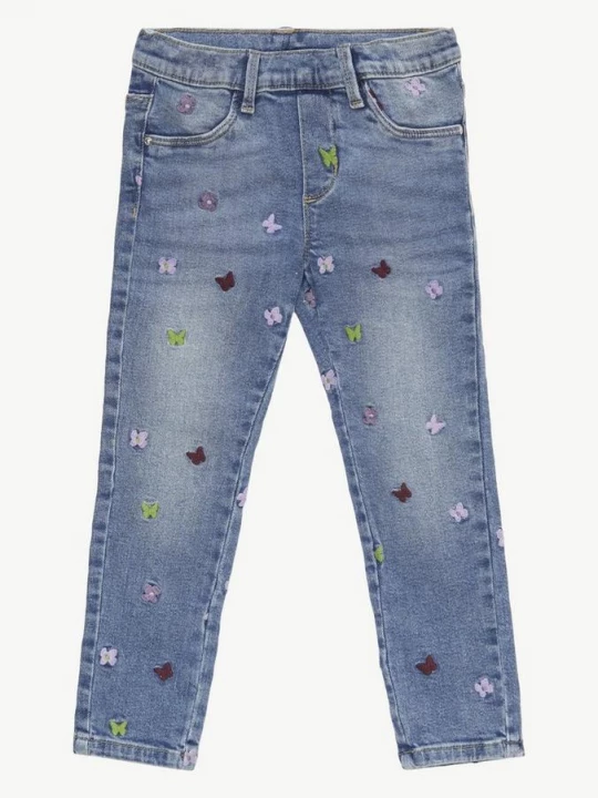 Foto van product Denim tregging / skinny fit / mid rise / skinny leg / met borduursel s.Oliver blauw