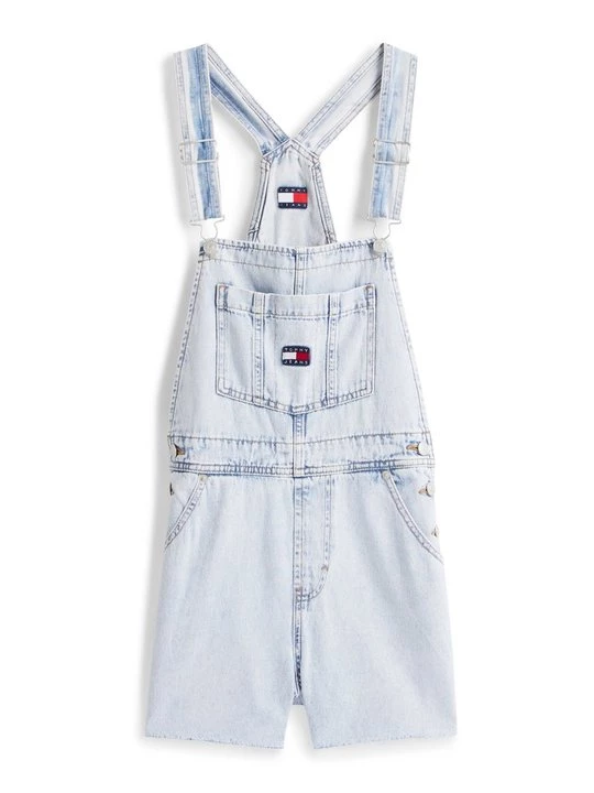 Foto van product Denim tuinbroek Tommy Jeans lichtblauw denim