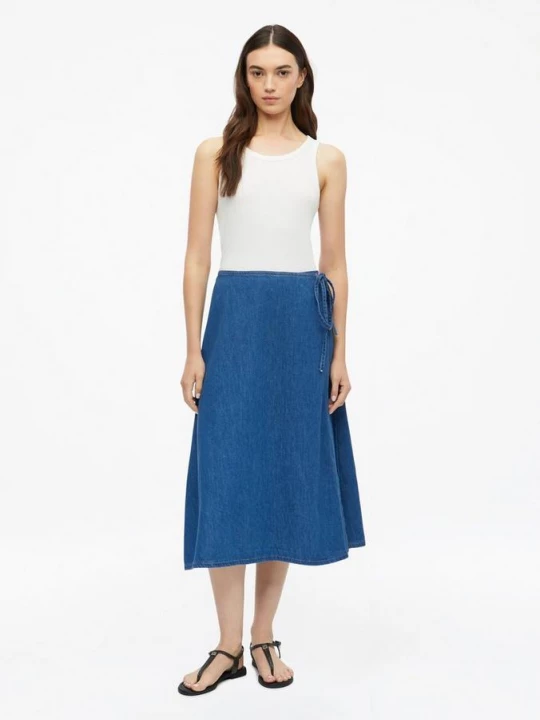 Foto van product Denim wikkelrok s.Oliver blauw