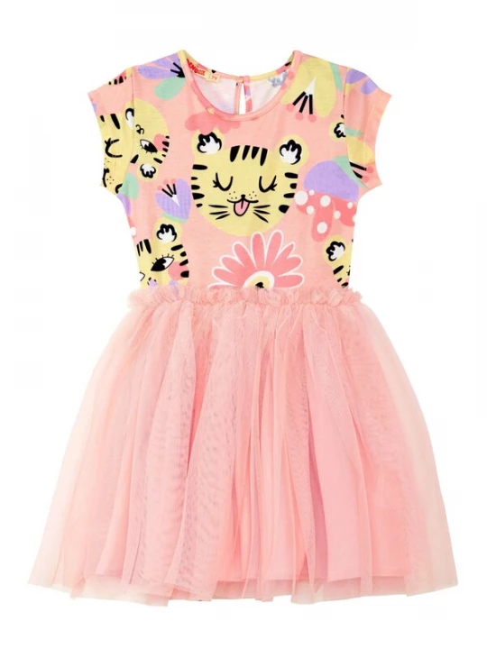 Foto van product Denokids Jurk 'Leo Tutu' pink