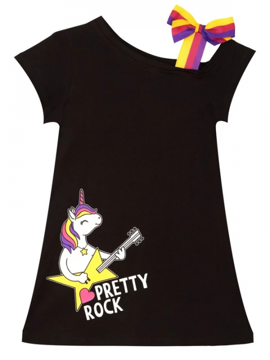 Foto van product Denokids Jurk 'Unicorn' zwart