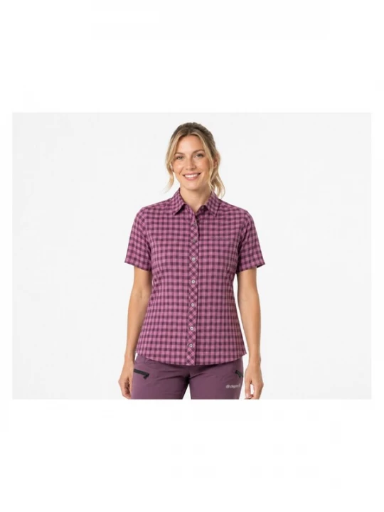 Foto van product deproc Multifunctionele blouse 'DEPROC ACTIVE Outdoorbluse SUDBURY II' wijnrood