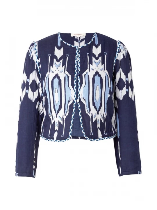 Foto van product Derhy Tussenjas 'JIMMY' navy / lichtblauw / wit