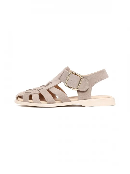Foto van product Derimod Sandalen met riem donkerbeige