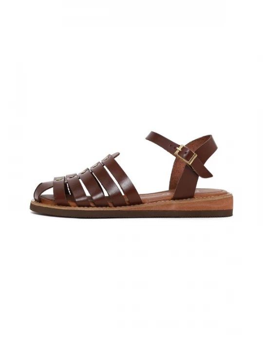 Foto van product Derimod Sandalen met riem donkerbruin