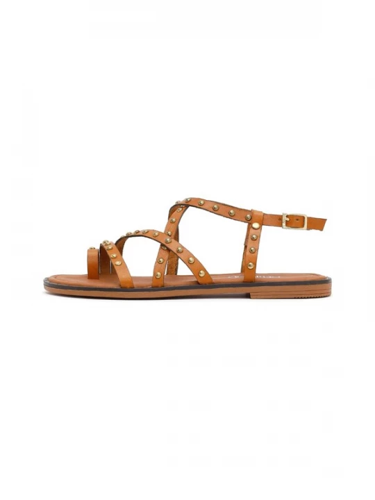 Foto van product Derimod Sandalen met riem lichtbruin