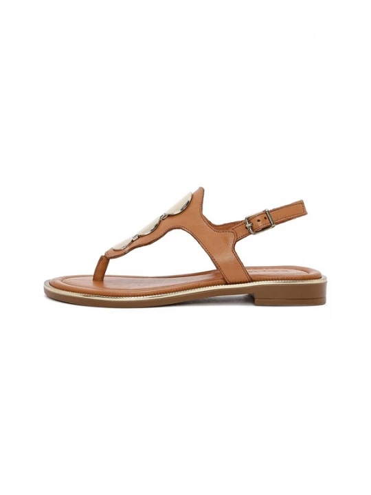 Foto van product Derimod Teenslipper cognac