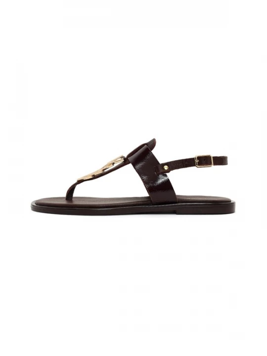 Foto van product Derimod Teenslipper kastanjebruin