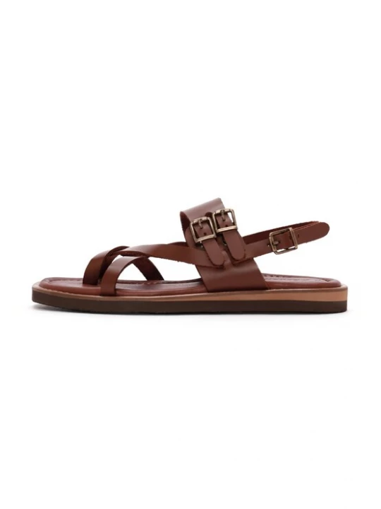 Foto van product Derimod Teenslipper lichtbruin