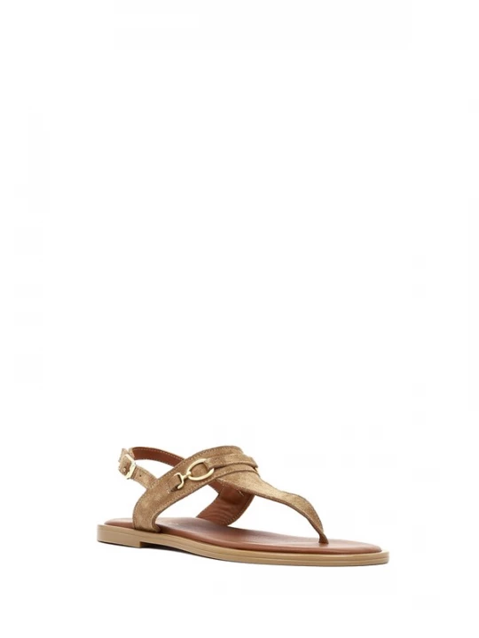 Foto van product Derimod Teenslipper lichtbruin