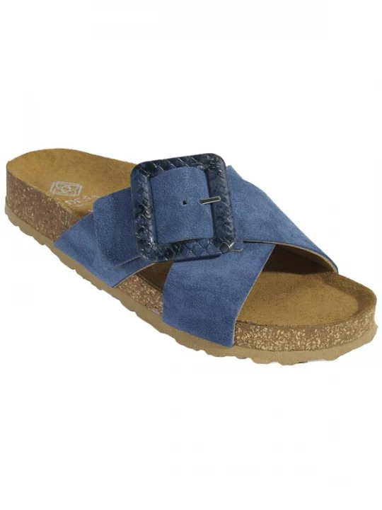 Foto van product Desa Huisschoenen 'Hausschuhe' blauw