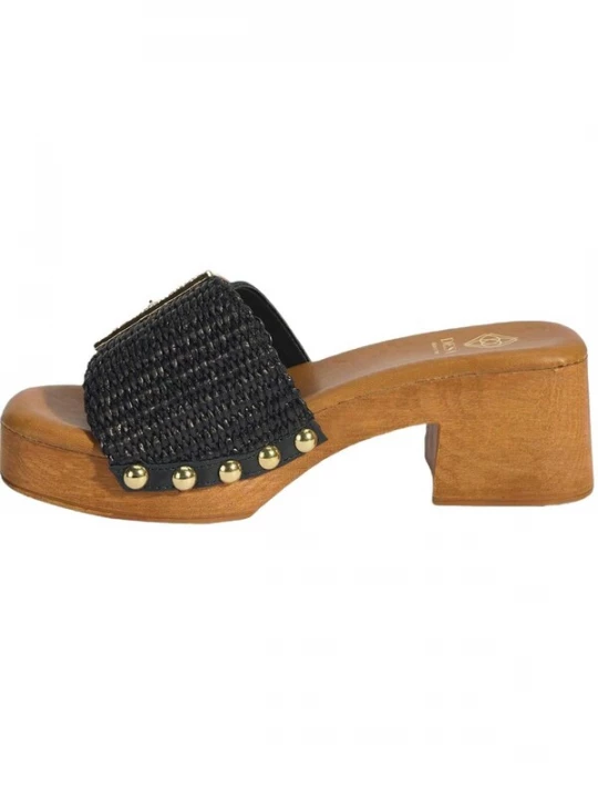 Foto van product Desa Huisschoenen 'Hausschuhe mit Absatz' zwart