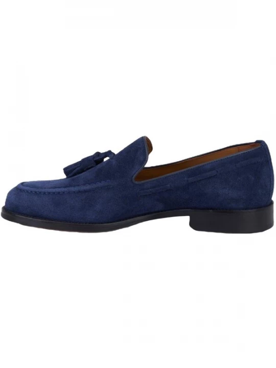 Foto van product Desa Mocassins 'DESA Herren-Loafer aus Wildleder mit Quasten' blauw
