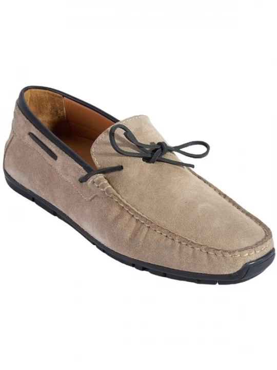 Foto van product Desa Mocassins 'DESA Herren-Schnürslipper aus Wildleder' beige