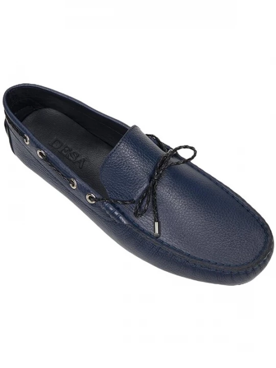 Foto van product Desa Mocassins 'Slipper' donkerblauw