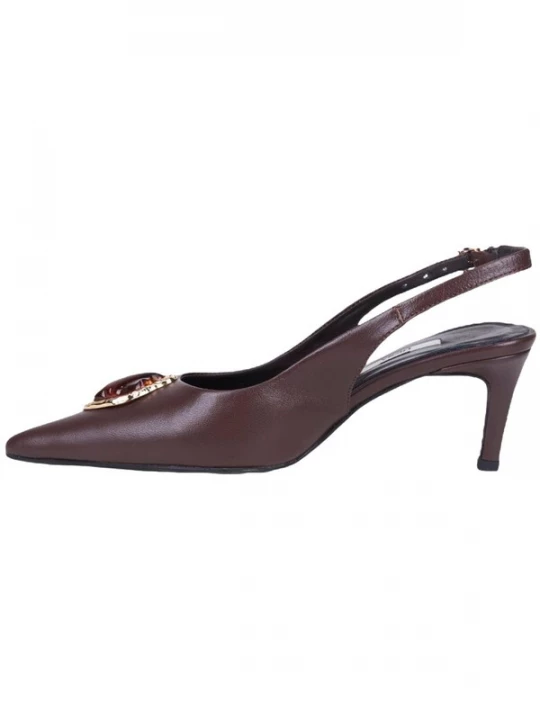 Foto van product Desa Pumps 'Slingback Stiletto' bruin