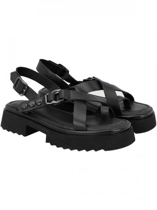Foto van product Desa Sandaal 'Keilsandalen' zwart