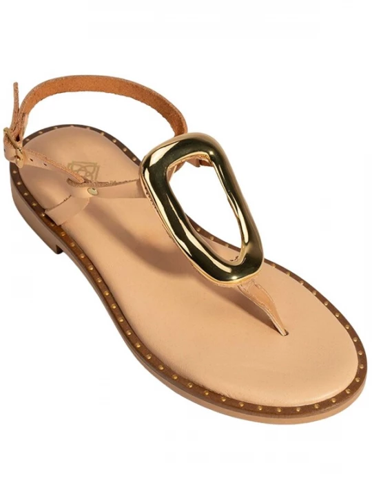Foto van product Desa Sandaal 'Pantoletten' beige