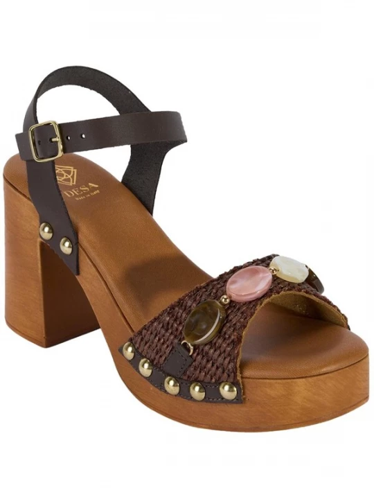 Foto van product Desa Sandaal 'Plateau-Sandalen' bruin