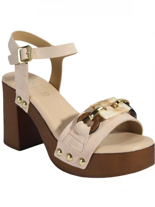 Foto van product Desa Sandaal 'Plateau-Sandalen' nude