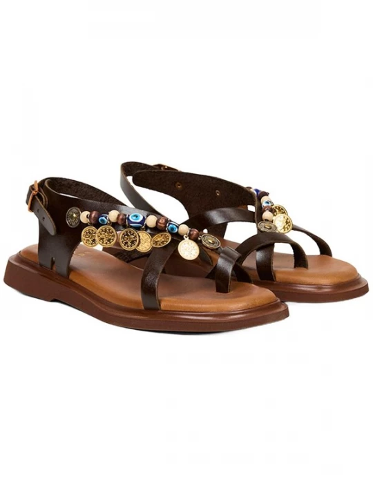 Foto van product Desa Sandaal 'Zehenstegsandalen' bruin