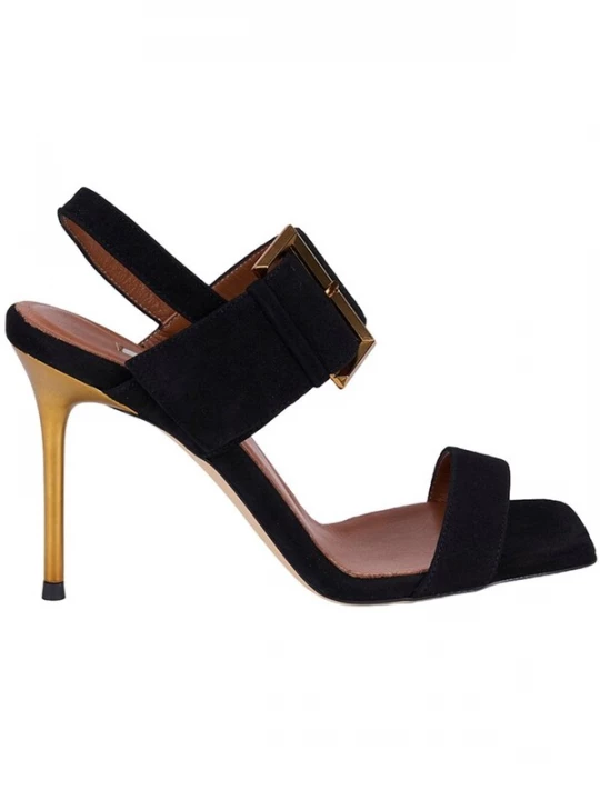 Foto van product Desa Sandalen met riem 'Abendsandalen' zwart