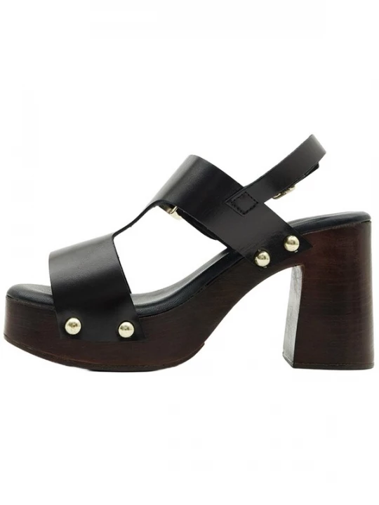 Foto van product Desa Sandalen met riem 'Plateau-Sandalen' zwart