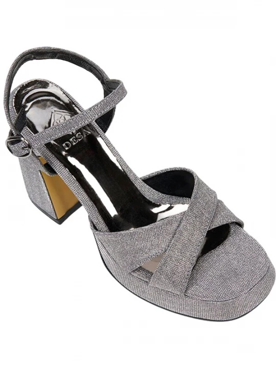 Foto van product Desa Sandalen met riem 'Slingback-Pumps' grijs