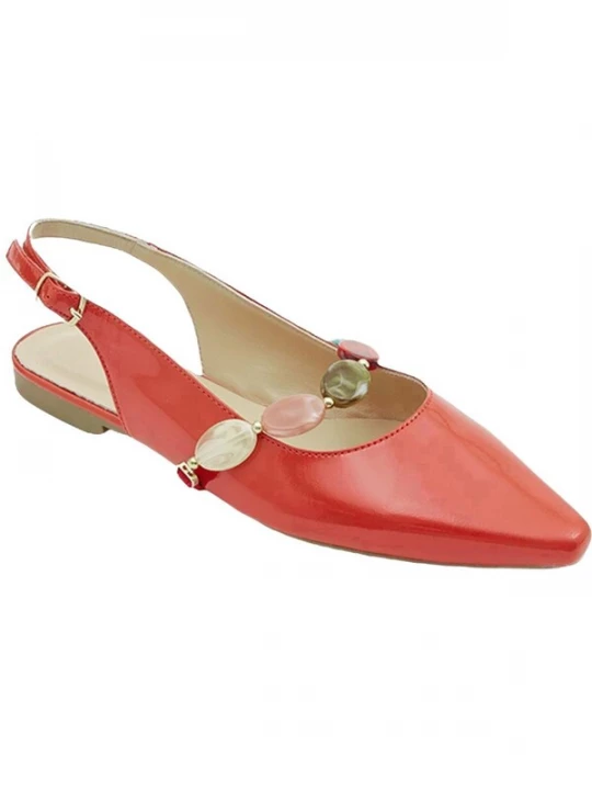 Foto van product Desa Slingpumps 'Ballerinas' rood