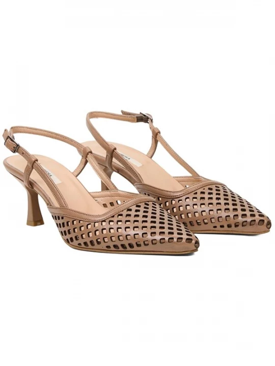 Foto van product Desa Slingpumps 'Stilett' bruin