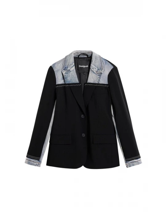 Foto van product Desigual Blazers blauw denim / zwart