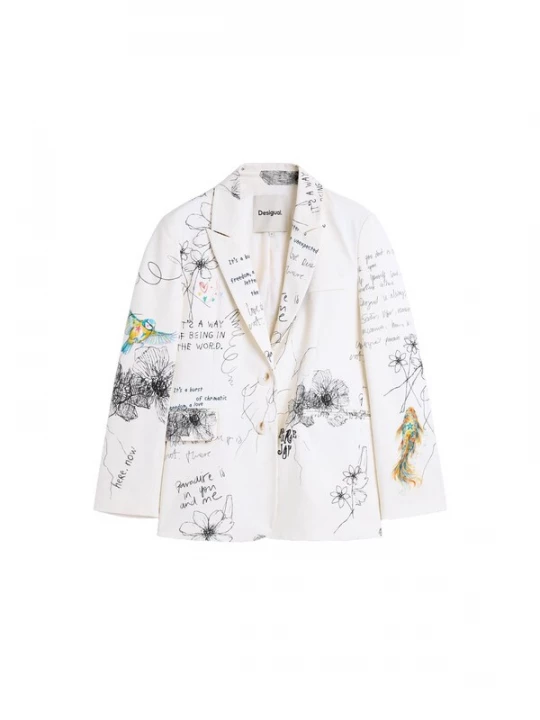 Foto van product Desigual Blazers gemengde kleuren / wit