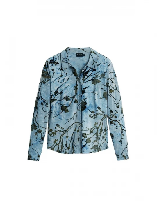 Foto van product Desigual Blouse blauw / donkergroen / zwart