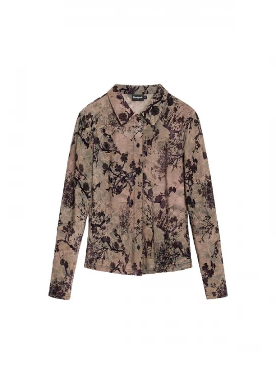 Foto van product Desigual Blouse bruin gemêleerd / zwart