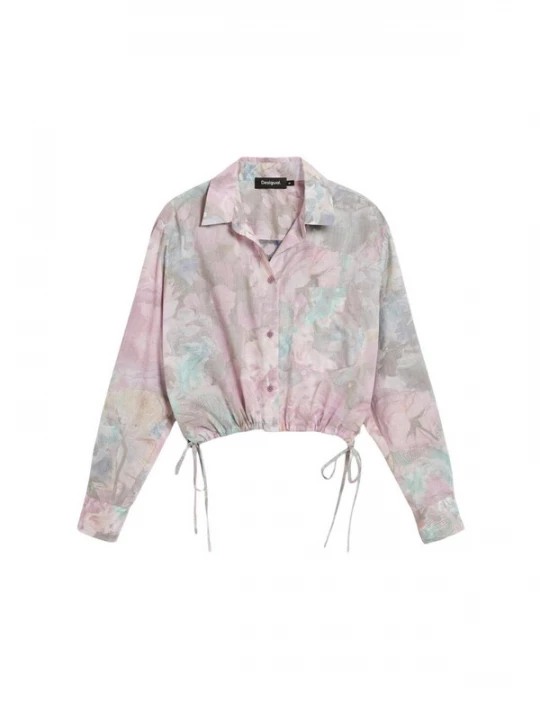 Foto van product Desigual Blouse 'CAM FLOWERS LACRO 26SWCW25' pink