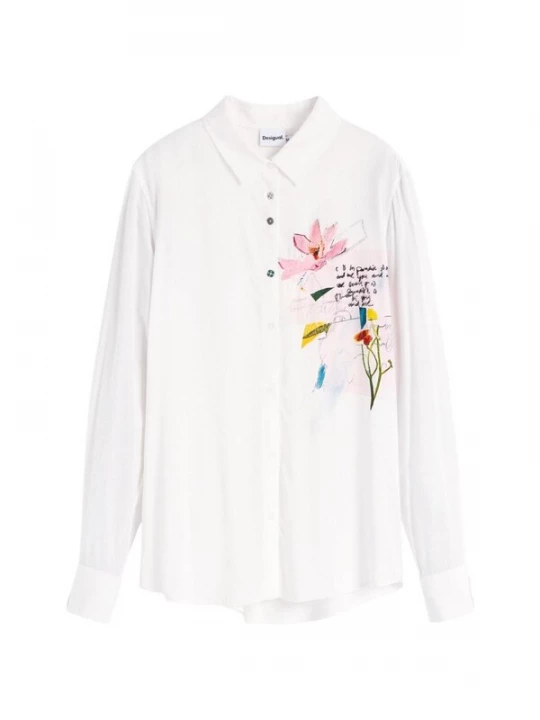 Foto van product Desigual Blouse 'CAM_TAMESIS 26WWCW12' wit