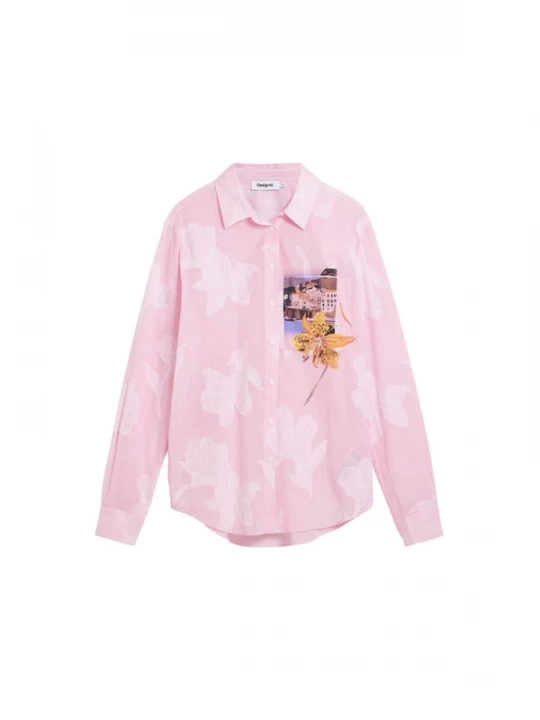 Foto van product Desigual Blouse gemengde kleuren / lichtroze