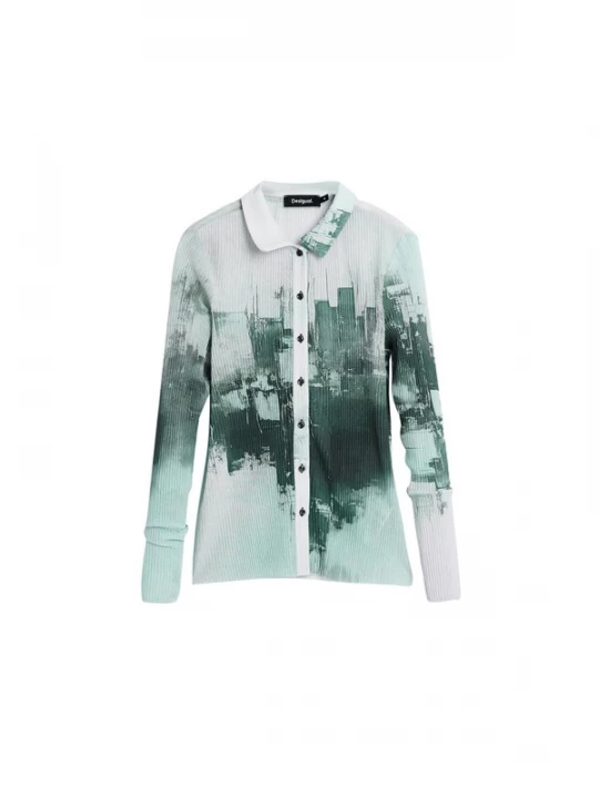 Foto van product Desigual Blouse pastelgroen / donkergroen