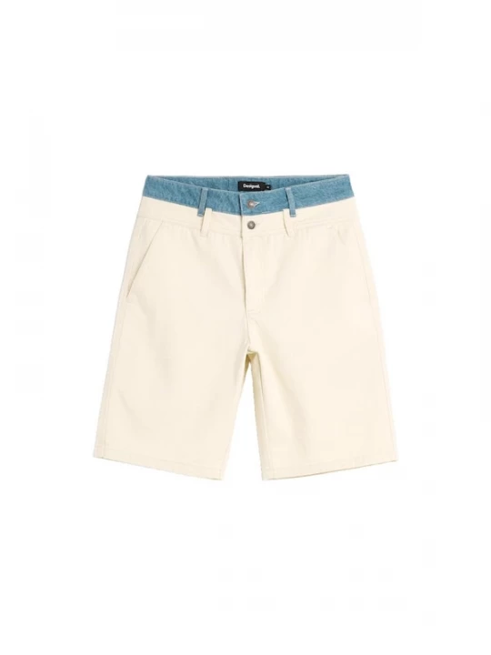 Foto van product Desigual Broek 'Bermuda' opaal / wit