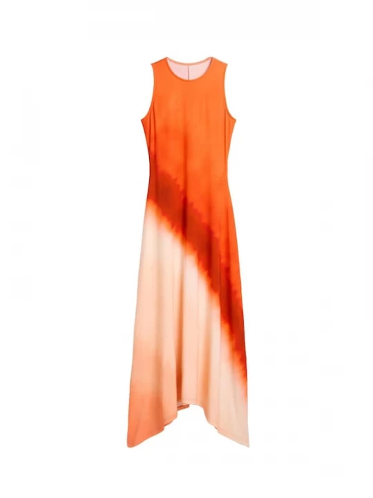 Foto van product Desigual Jurk abrikoos / zalm roze