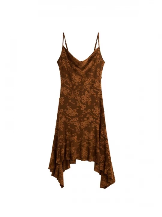 Foto van product Desigual Jurk 'Asymmetrical' bruin