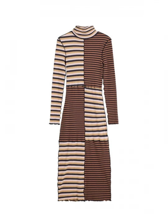 Foto van product Desigual Jurk beige / lichtbeige / bruin / zwart