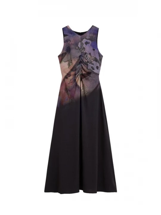 Foto van product Desigual Jurk beige / sering / zwart