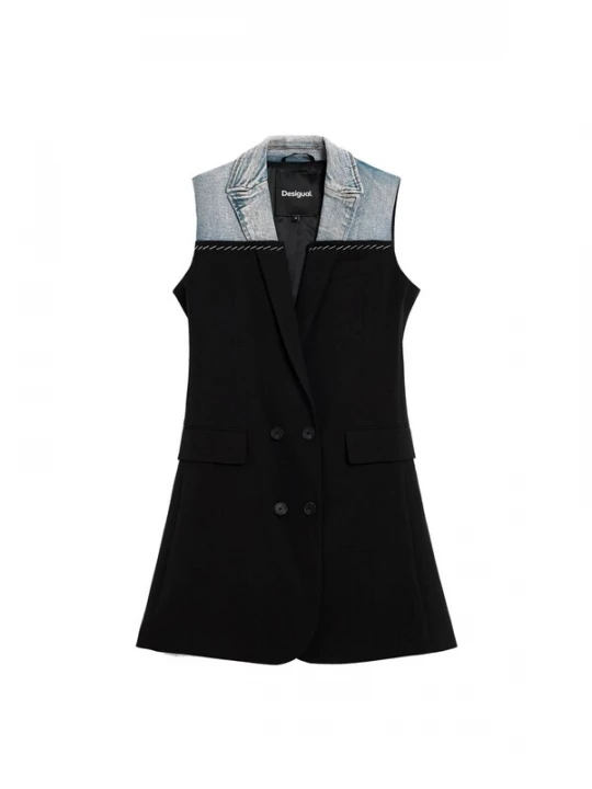 Foto van product Desigual Jurk blauw denim / zwart