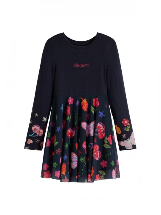 Foto van product Desigual Jurk blauw / gemengde kleuren